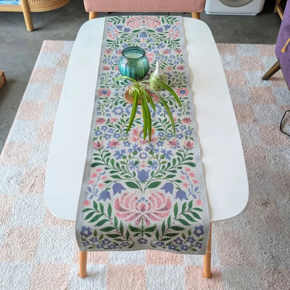 Ekelund Weavers Akvarell Organic Cotton Table Runner 14